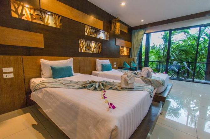 Deluxe Double or Twin Room with Garden View